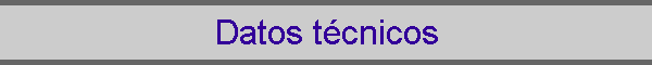 Datos tcnicos