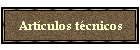 Artículos técnicos